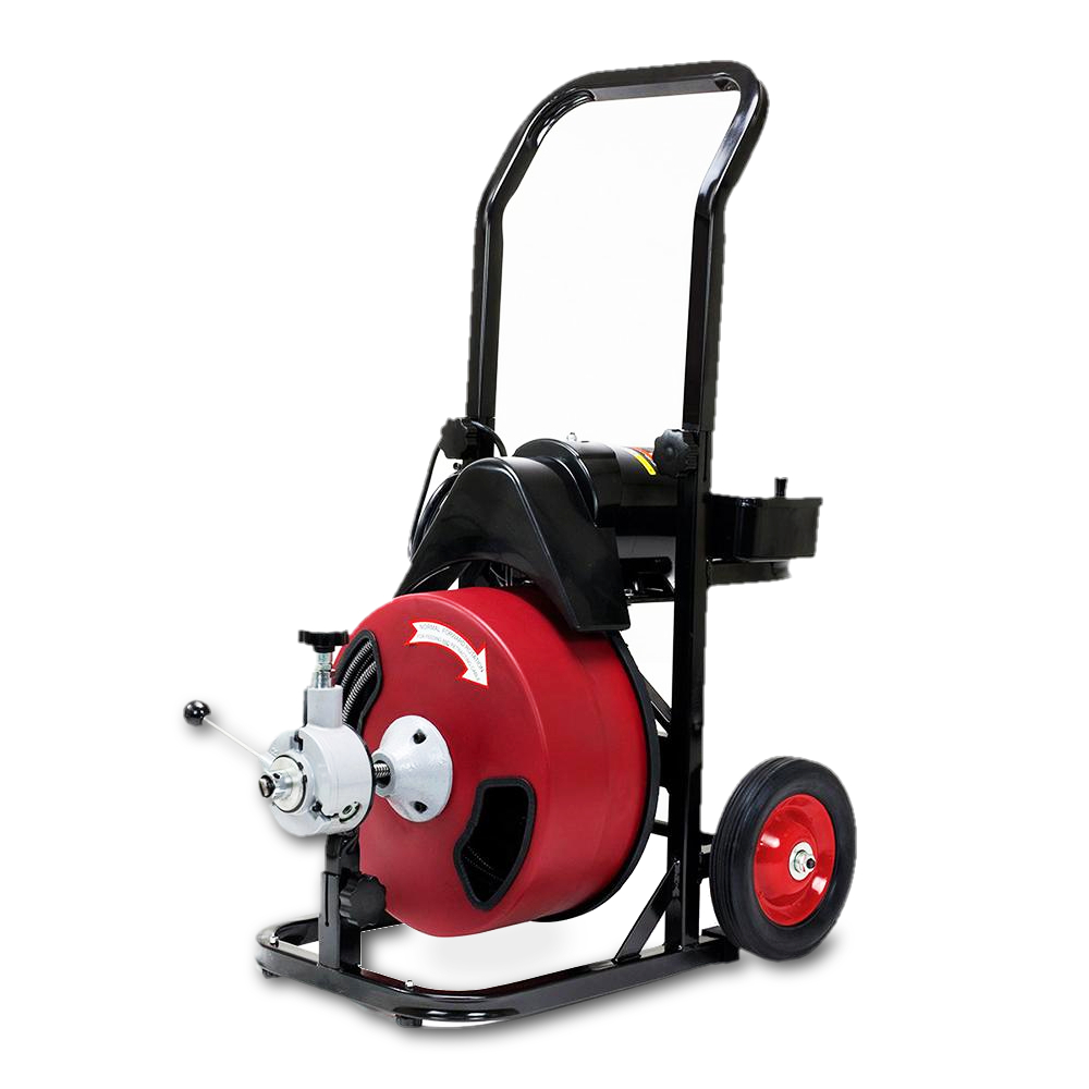 Commercial SEWER SNAKE drain cleaner auger 50 ft long 1/2" w/4